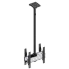 Atdec ADBS-B2B-4TC signage display mount Black, Ceiling mount for two back-to-back displays on 59.05"" (1.5m) pole, tilt brackets, up to 50kg, Black
